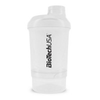 BioTech Shaker Wave Mini + 2 in 1 (300 ml, Opal White)