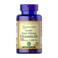 Vitamin D3 50 mcg (2,000 IU) (200 softgels) Vitamin D3 50 mcg (2,000 IU) (200 softgels)