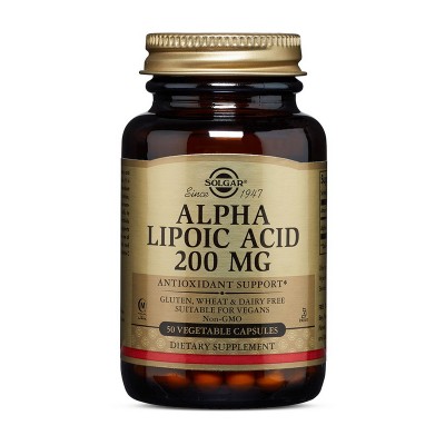Solgar Alpha Lipoic Acid 200 mg (50 veg caps)