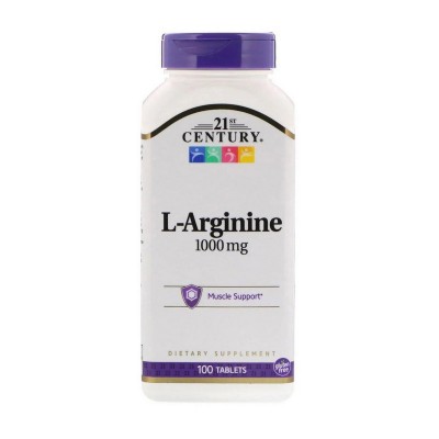 21st Century L-Arginine 1000 mg (100 tabs) 21st Century L-Arginine 1000 mg (100 tabs)