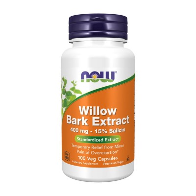 NOW Willow Bark Extract 400 mg (100 caps) NOW Willow Bark Extract 400 mg (100 caps)