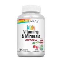 Solaray Kid`s Vitamin & Minerals (120 chewables, black cherry)