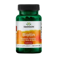 Biotin 5,000 mcg (100 caps)