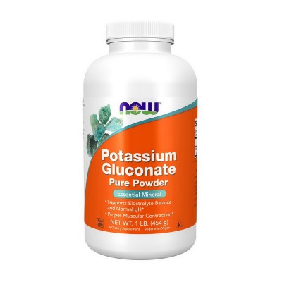 NOW Potassium Gluconate Pure Powder (454 g) NOW Potassium Gluconate Pure Powder (454 g)