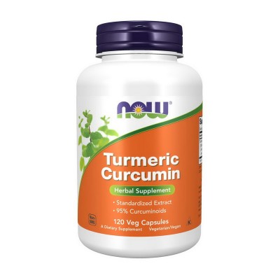 NOW Turmeric Curcumin 665 mg (120 veg caps)