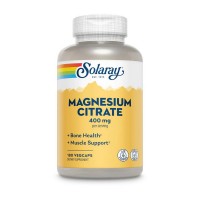 Solaray Magnesium Citrate 400 mg (180 veg caps)