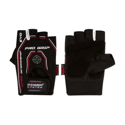 Power System Pro Grip Evo Gloves Black 2260BK (M Size)