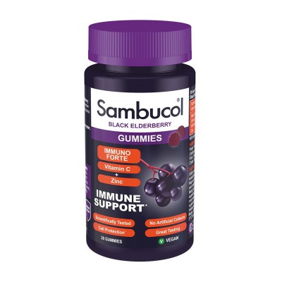 Sambucol Immuno Forte + Vitamin C + Zinc (30 gummies)