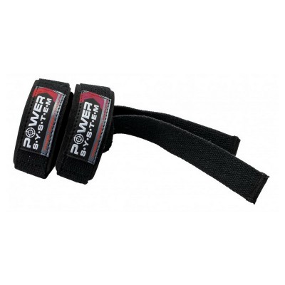 Power System Lifting Straps Black-Red
