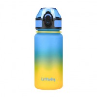 UZSPACE Littlebig Waterbottle 3020 (350 ml, yellow/blue)
