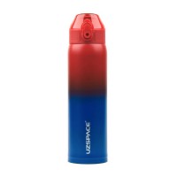 UZSPACE Uzspace X4 Gradient Waterboottle 4201 (500 ml, red/blue)