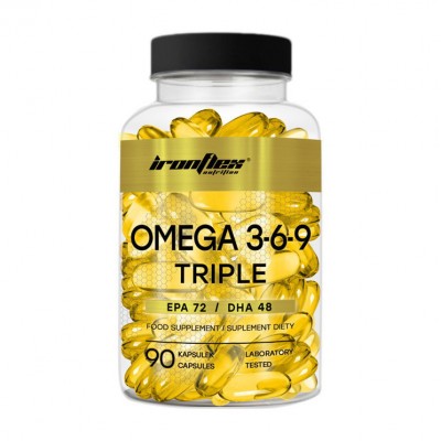 IronFlex Triple Omega 3-6-9 (90 caps)