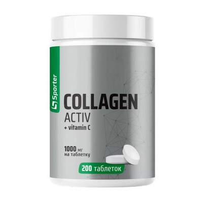 Sporter Collagen Active + Vitamin C (200 tab) Sporter Collagen Active + Vitamin C (200 tab)