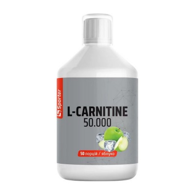 Sporter L-Carnitine 50.000 Liquid (500 ml, яблуко)