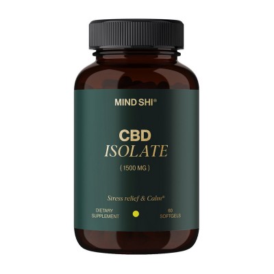 Mind Shi CBD Isolate 1500 mg (60 sgels) Mind Shi CBD Isolate 1500 mg (60 sgels)