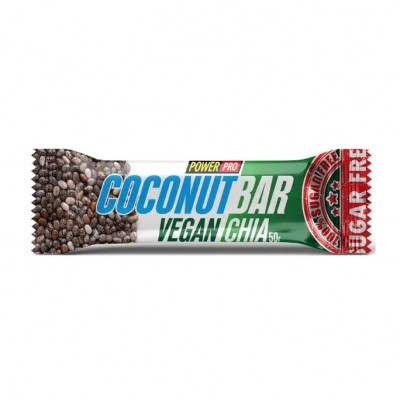 Power Pro Coconut Bar Vegan Chia (50 g)