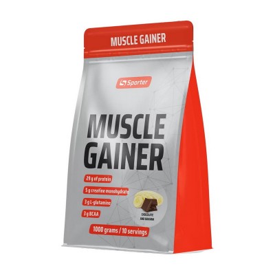 Sporter Muscle Gainer (1 kg, chocolate and banana)