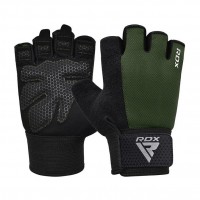 RDX RDX W1 Half Army Plus Gloves Green (M size)