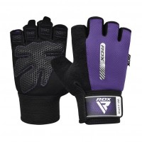 RDX RDX W1 Half Gloves Purple (M size)