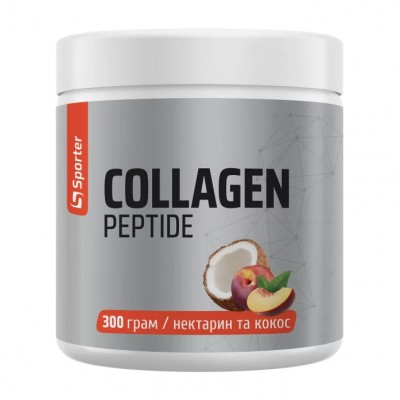 Sporter Collagen Peptide (300 g, нектарин та кокос)