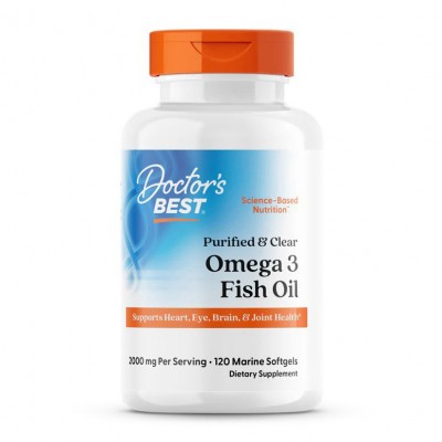Doctor's BEST Omega 3 Fish Oil (120 sgels) Doctor's BEST Omega 3 Fish Oil (120 sgels)