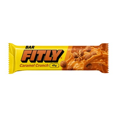 Fitly Fitly Bar No Sugar Added (45 g, caramel crunch)