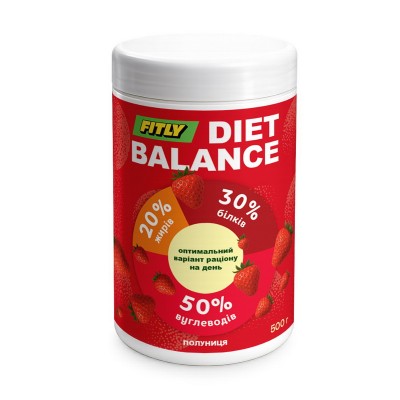Fitly Diet Balance (500 g, strawberry)