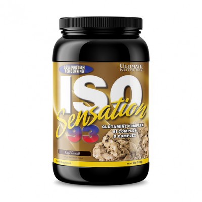 Ultimate Nutrition ISO Sensation 93 (910 g, cafe brazil) Ultimate Nutrition ISO Sensation 93 (910 g, cafe brazil)
