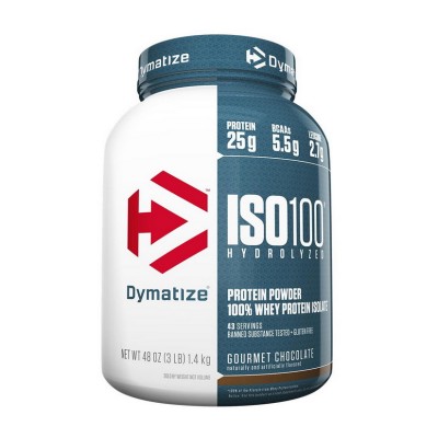Dymatize ISO 100 (1,4 kg, fudge brownie)