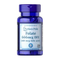 Puritan's Pride Folate 666 mcg DFE (Folic Acid 400 mcg) (250 tablet) Puritan's Pride Folate 666 mcg DFE (Folic Acid 400 mcg) (250 tablet)