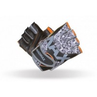 Mad Max MTI83.1 Workout Gloves Grey/Orange MFG-831 (S size)