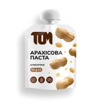 TOM peanut butter Арахісове Масло (64 g, класична)
