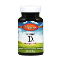 Carlson Labs Vitamin D3 100 mcg (4,000IU) (120 soft gels)