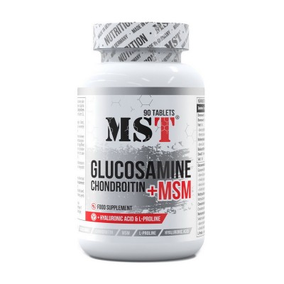 MST Glucosamine Chondroitin + MSM + hyaluronic acid (90 pills)