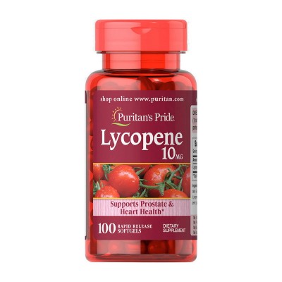 Puritan's Pride Lycopene 10 mg (100 softgels) Puritan's Pride Lycopene 10 mg (100 softgels)