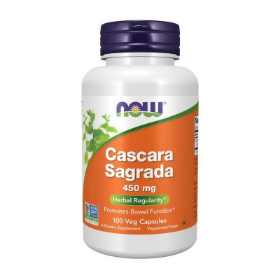 NOW Cascara Sagrada 450 mg (100 veg caps)