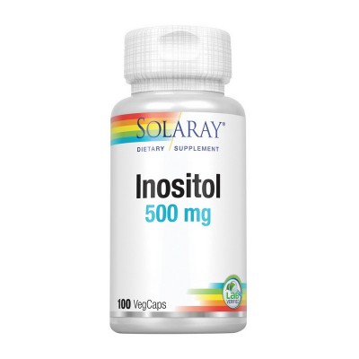 Solaray Inositol 500 mg (100 veg caps) Solaray Inositol 500 mg (100 veg caps)
