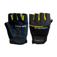 PowerPlay Fitness Gloves Black-Yellow (M size)