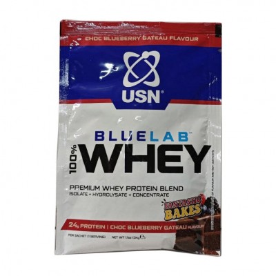 USN Blue Lab 100% Whey Premium Protein (34 g, chocolate blueberry geteau)