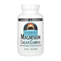 Source Naturals Magnesium Chelate Complex (250 tab)