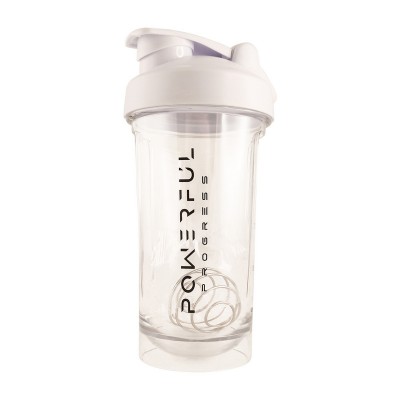 Powerful Progress Shaker With Metall Ball (500 ml, white)
