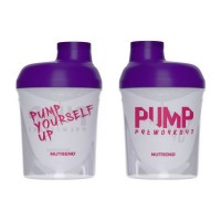 Nutrend Shaker Pump Your Self Up (300 ml, transparent/purple)