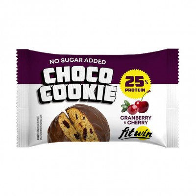 FitWin Choco Cookie (40 g, cranberry & cherry)