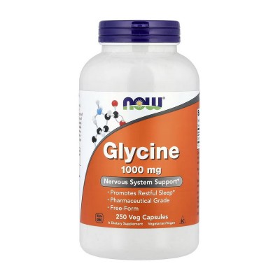 NOW Glycine 1000 mg (250 veg caps) NOW Glycine 1000 mg (250 veg caps)