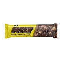 Fitly Fitly Bar No Sugar Added (45 g, brownie hazelnut)