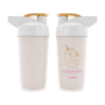 Nutrend ShakerX Islander (600 ml, white pink)
