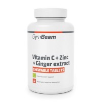 GymBeam Vitamin C + Zinc + Ginger Extract (90 chew tab) GymBeam Vitamin C + Zinc + Ginger Extract (90 chew tab)