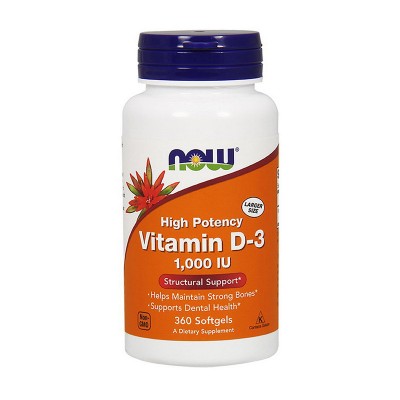 NOW Vitamin D-3 1000 IU (360 softgels) NOW Vitamin D-3 1000 IU (360 softgels)