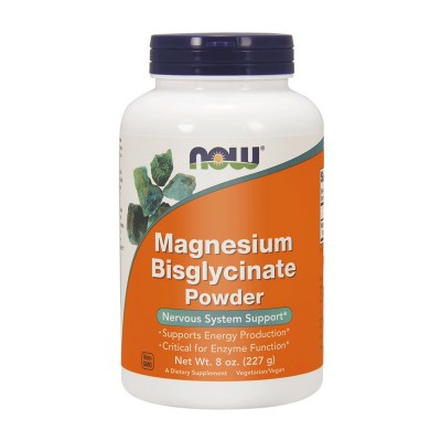 NOW Magnesium Bisglycinate Powder (227 g, pure) NOW Magnesium Bisglycinate Powder (227 g, pure)