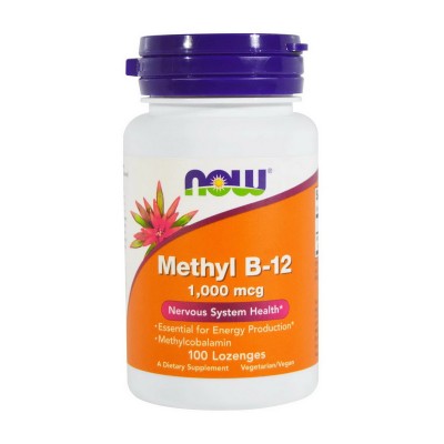 NOW Methyl B-12 1000 mсg (100 Lozenges) NOW Methyl B-12 1000 mсg (100 Lozenges)